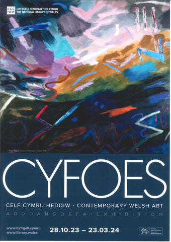 'Cyfoes' Contemporary Welsh Art Exhibition Poster
