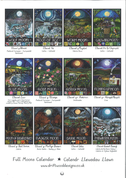 'Full Moons' - 2027 Calendar by Lizzie Spikes