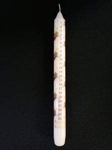 'Angels with Stars' - Tapered Advent Candle