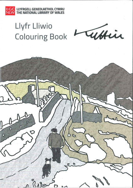 Llyfr Lliwio o waith Kyffin Williams