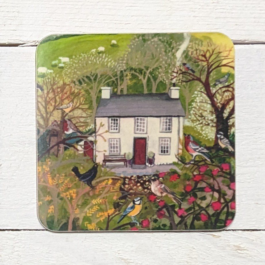 Songbirds coaster by Lizzie Spikes