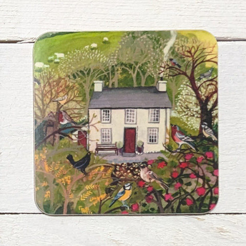 Songbirds coaster by Lizzie Spikes