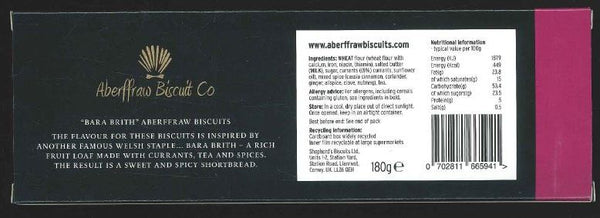 Bisgedi Aberffraw biscuits - Bara Brith