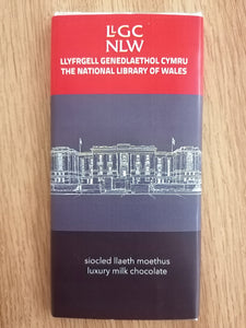 'National Library of Wales' Luxury Milk Chocolate Bar