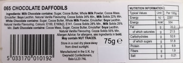 Cennin Pedr siocled moethus