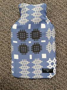 'Welsh tapestry' print hot water bottle - Denim & Multi