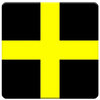 'The flag of Dewi Sant' (St David) - Coaster