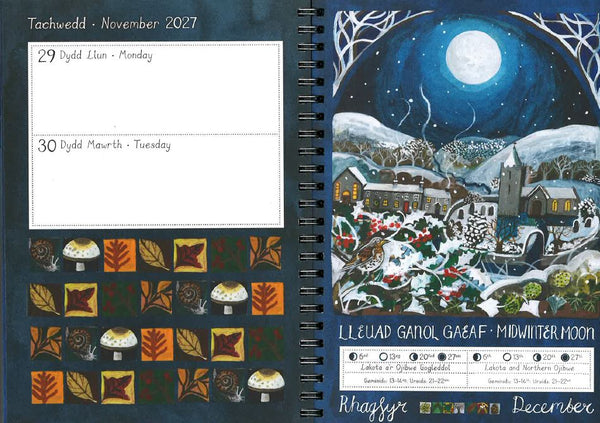 'Full Moons' - 2027 Diary by Lizzie Spikes
