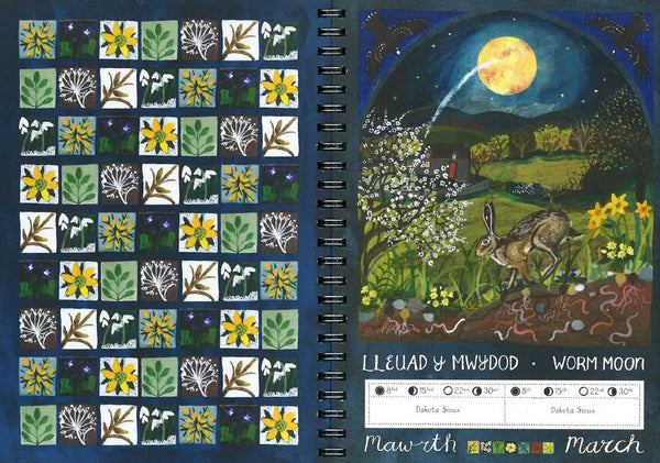 'Full Moons' - 2027 Diary by Lizzie Spikes