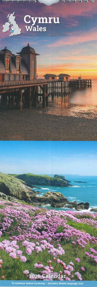 'Cymru/Wales' - Calendr main 2026