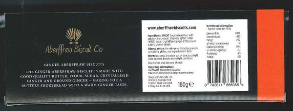 Bisgedi Aberffraw biscuits - Sinsir