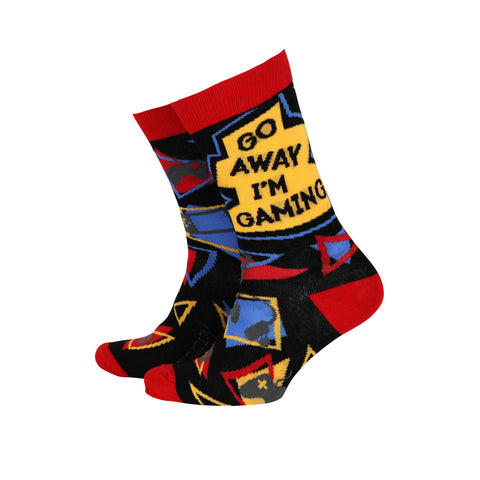 'Go away I'm gaming' Men’s Socks
