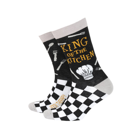 'King of the Kitchen' Men’s Socks