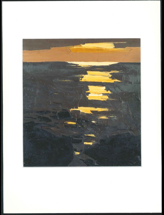 Coastal Sunset - Sir Kyffin Williams Square Print
