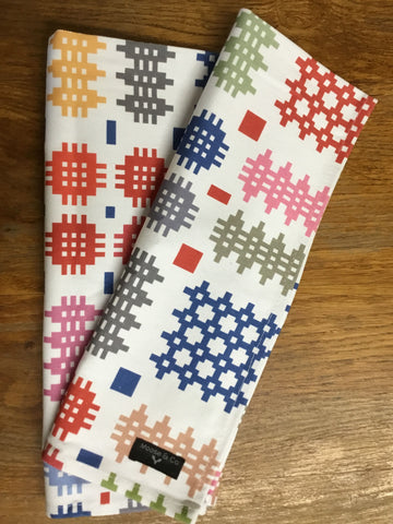 'Welsh Tapestry Print' (Multi) Tea Towel