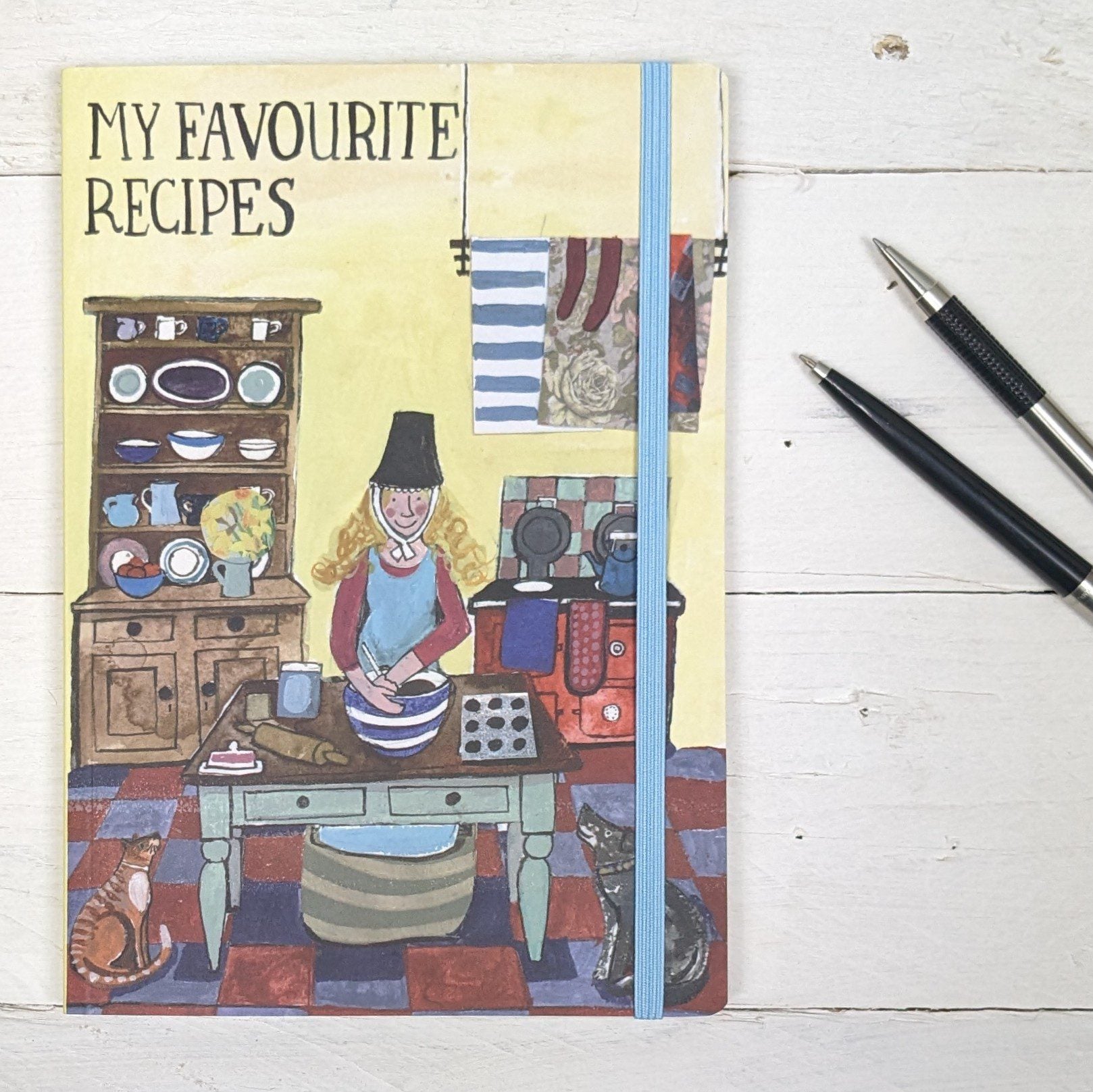 'My Favourite Recipes' Notebook by Lizzie Spikes