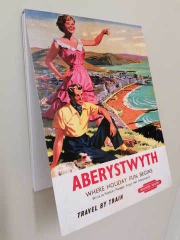 Magnetic 'Retro Aberystwyth' notebook