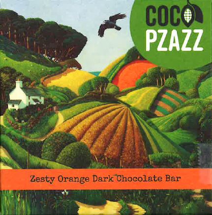 Bar Siocled Tywyll Oren Suddlon Coco Pzazz  - 'Fel yr hed y frân'