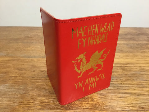 'Mae hen wlad fy nhadau yn annwyl i mi' Passport Cover by Lizzie Spikes