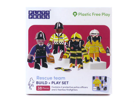 'Rescue Team' Mini Playset -  a sustainably managed playset from Playpress