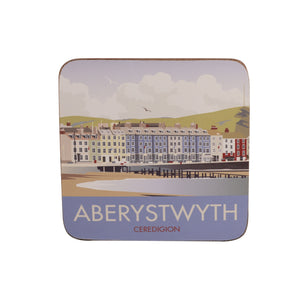 Coaster - Aberystwyth Seafront|Mat Diod - Lan y Môr Aberystwyth - National Library of Wales Online Shop / Siop Arlein Llyfrgell Genedlaethol Cymru
