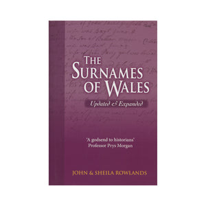 The Surnames of Wales - National Library of Wales Online Shop / Siop Arlein Llyfrgell Genedlaethol Cymru