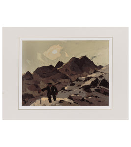 Farmer on the Mountain - Sir Kyffin Williams Print