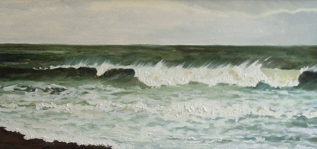 Greetings Card by Averil Rees 'The Green Wave'