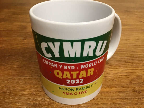 'Cymru World Cup Qatar 2022' Mug - Aaron Ramsey