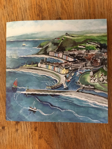 Small 'Aberystwyth Seafront' Notebook by Lizzie Spikes