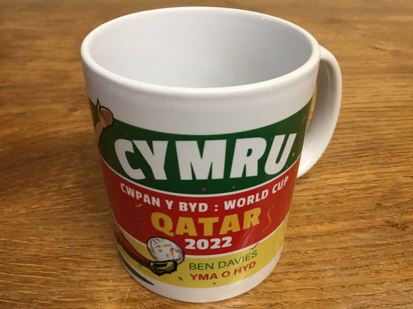 'Cymru World Cup Qatar 2022' Mug - Ben Davies