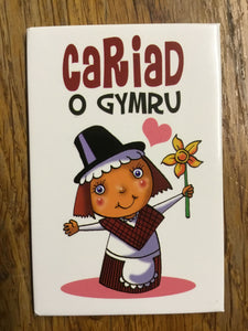 'Cariad o Gymru' Fridge Magnet