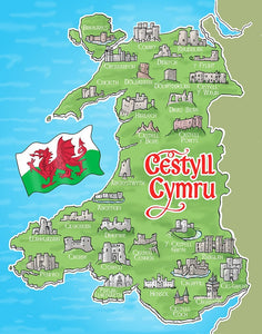 Cestyll Cymru - Pos jig-so