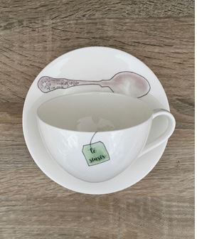 'Te Sinsir' (Ginger Tea) Cup and Saucer