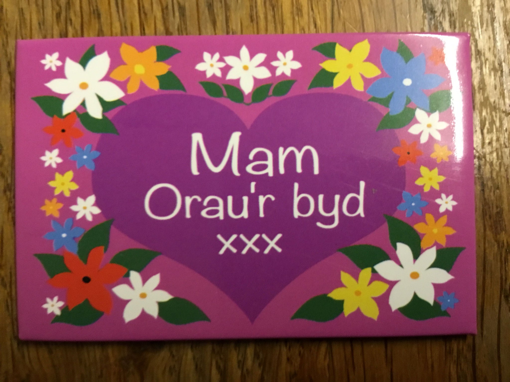'Mam Orau'r byd' fridge magnet