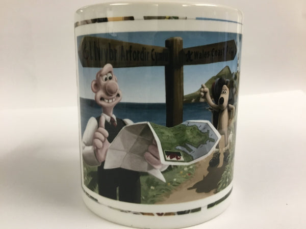 Mug - Wallace and Gromit's grand day out... on the Wales Coast Path