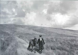 'Postman on his round in the mountains between Tregaron and Abergwesyn, 1955' - Unmounted Print