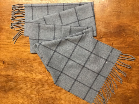 'Bute Check' - Lambswool Scarf