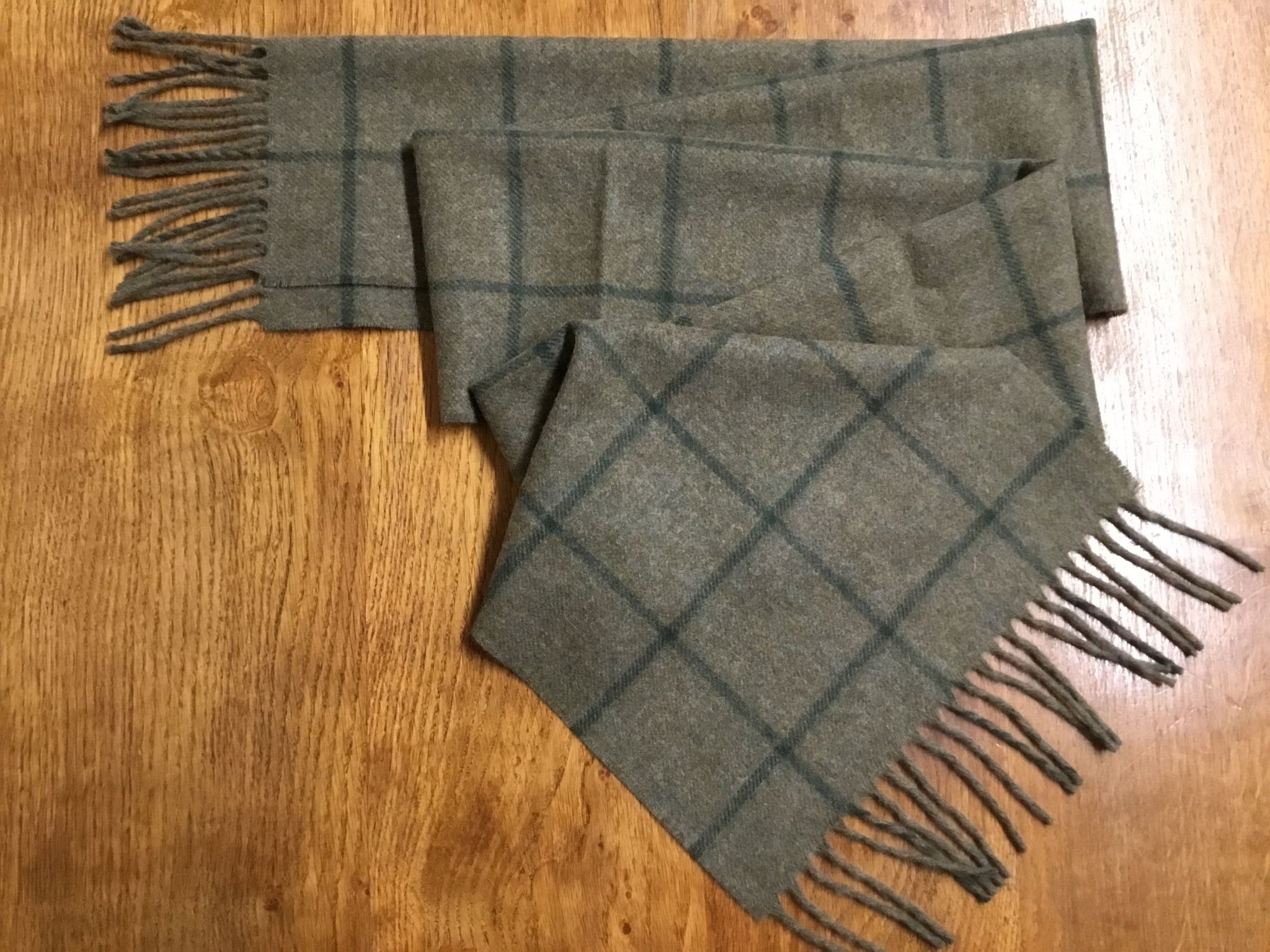 'Hoy Check' - Lambswool Scarf