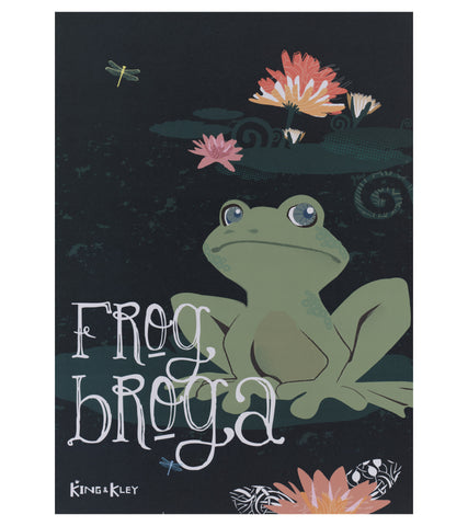 Frog / Broga - A3 Print by King & Kley