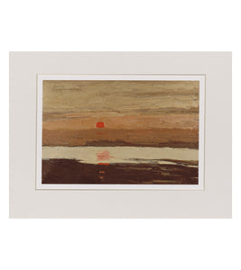 Coastal Sunset - Sir Kyffin Williams Print