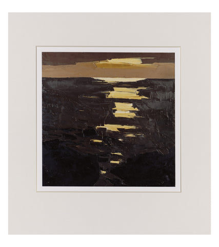 Coastal Sunset - Sir Kyffin Williams square print