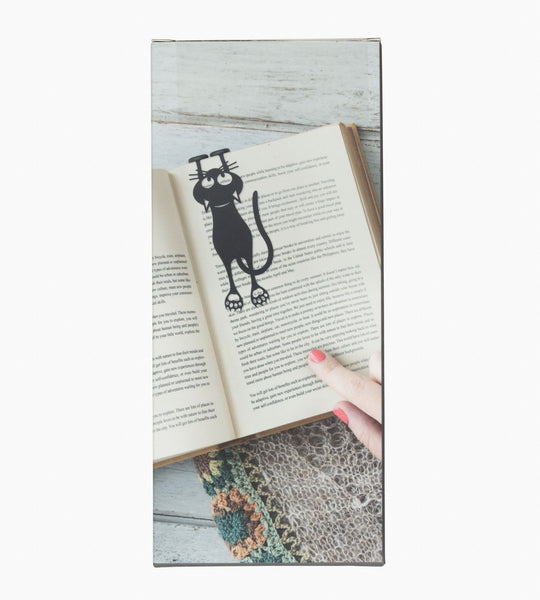 'Book Crush Curious Cat' bookmarker