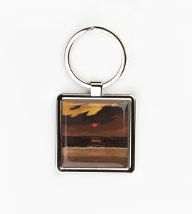 'Sunset over Anglesey' - Sir Kyffin Williams Keyring