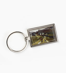 'The way to the Cottages' - Sir Kyffin Williams Keyring