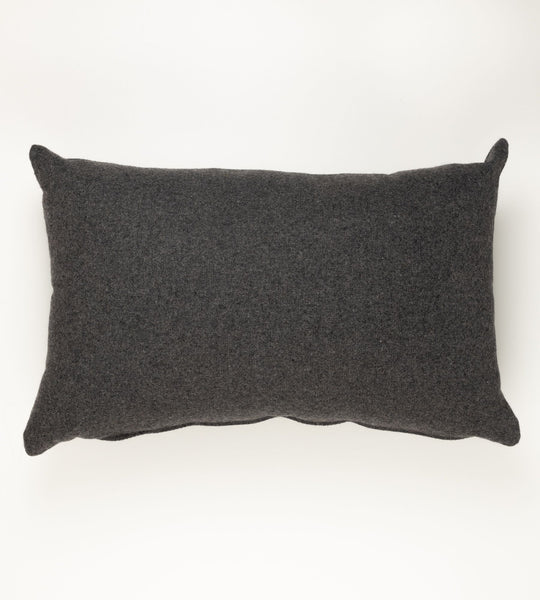 Wool blend 'Teulu' cushion grey