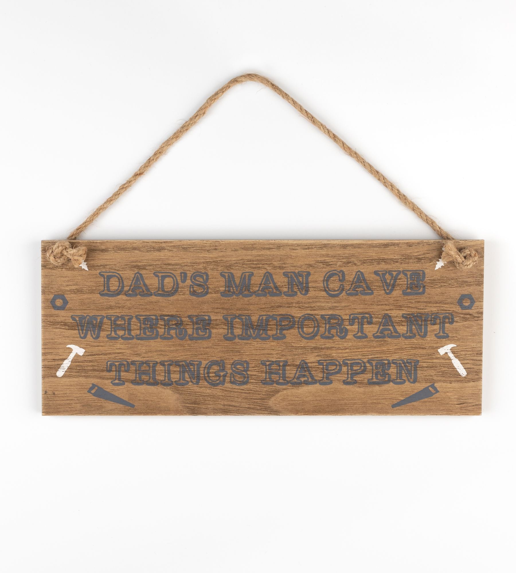 'Man cave' wooden hanging sign (2 varieties)