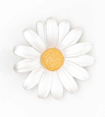 Enamel daisy brooch (large)