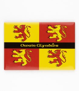 Banner of Owain Glyndŵr - Fridge Magnet