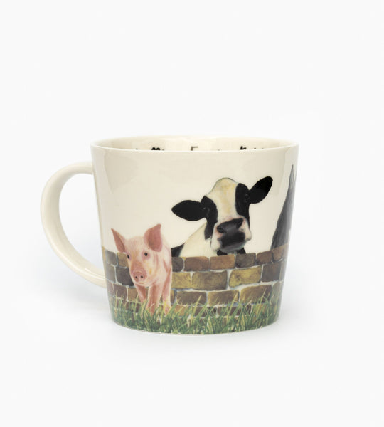 Farmyard animals mug 'Oink...Moo...Eeyore...Bahh...Quack...'
